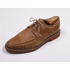 Martin Dingman Tan Leather Blucher Oxford Dress Shoes 10.5 D